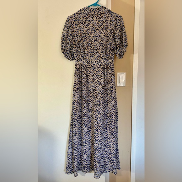 ASOS Labelrail x Olivia & Alice button-up short sleeve maxi dress women’s size 4 - Picture 9 of 16